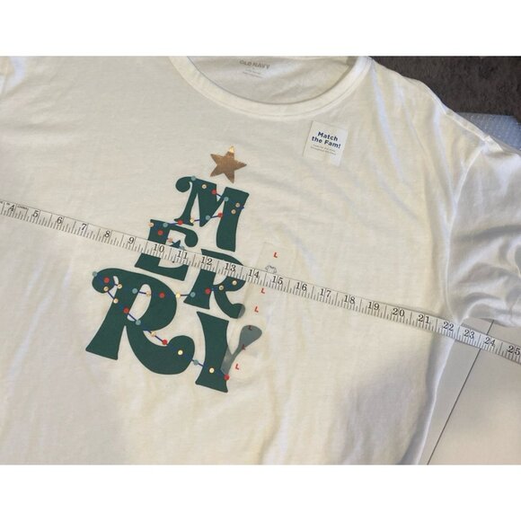 Old Navy Christmas Holiday Pajama Lounge Shirts Size Large 12-14 - Picture 4 of 12